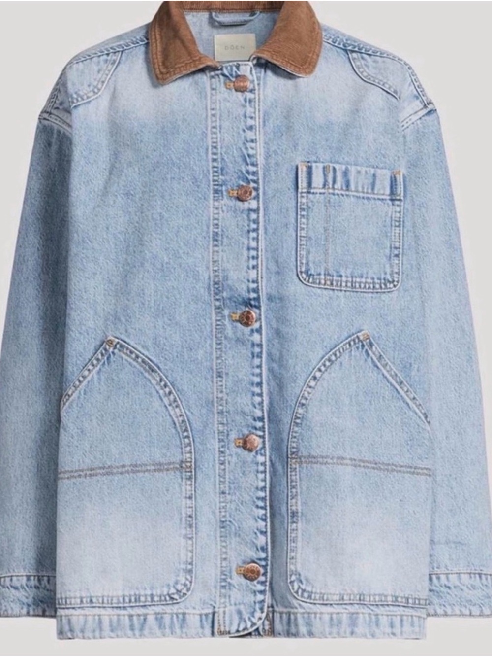 Dôen denim barn jacket xs - Picture 2 of 5
